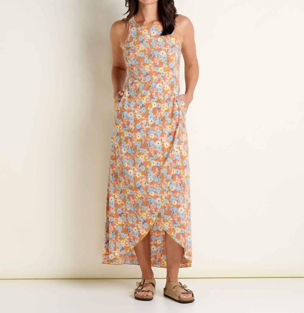 NEW TOAD&CO sunkissed maxi dress in sunset print